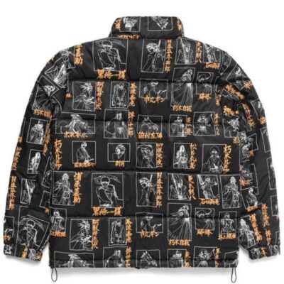 Bleach Soul Society Puffer Black Jacket
