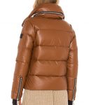 Brown-Leather-Puffer-jackets-womens