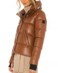 Brown-Leather-Puffer-jackets-womens