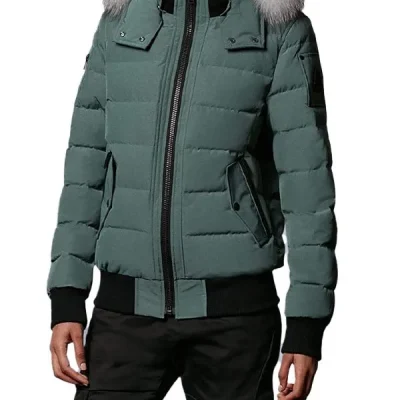 Chicago PD S09 Hailey Upton Teal Puffer Jacket