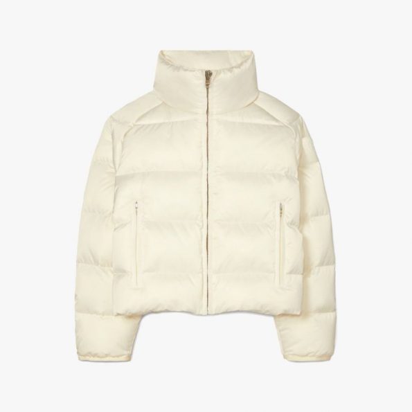 Cropped Cream Puffer Jacket The Puffer jackets