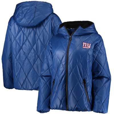 New York Giants Michael Strahan Puffer Quilted Jacket
