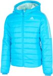 Girls Hooded Puffer Blue Jacket