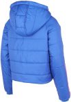 Girls Hooded Puffer Dark Blue Jacket