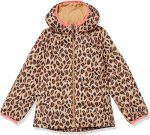 Girls Lightweight Cheetah Print Puffer Jacket