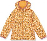 Girls Lightweight Yellow Puffer Hooded Jacket