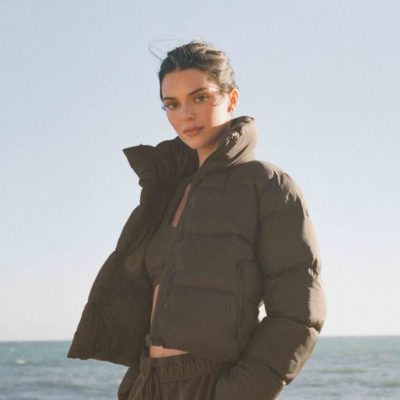 Kendall Jenner Puffer Brown Jacket