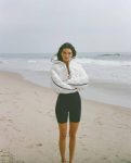 Kendall Jenner White Puffer Jacket