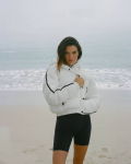 Kendall Jenner White Puffer Jacket
