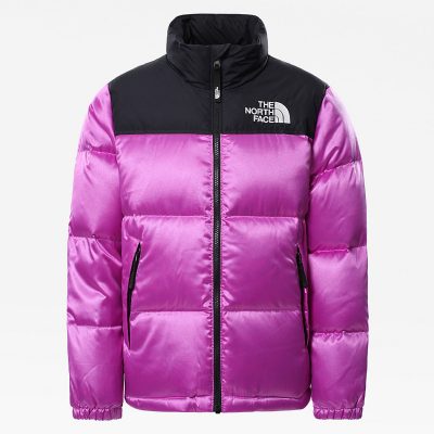 Kids 1996 Printed Retro Nuptse Sweet Violet Jacket