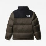 Kids 1996 Retro Nuptse Taupe Green Jacket