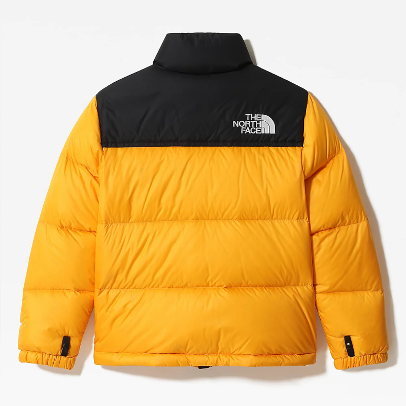 Kids 1996 Retro Nuptse Mustard Jacket - The Puffer Jackets