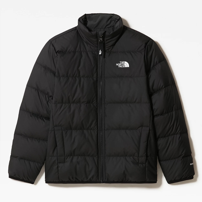 Kids Black Nylon Andes Jacket - The Puffer Jackets