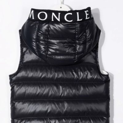 Kids Black Padded Puffer Black Vest