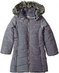 Kids Calvin Klein Long Puffer Gray Coat