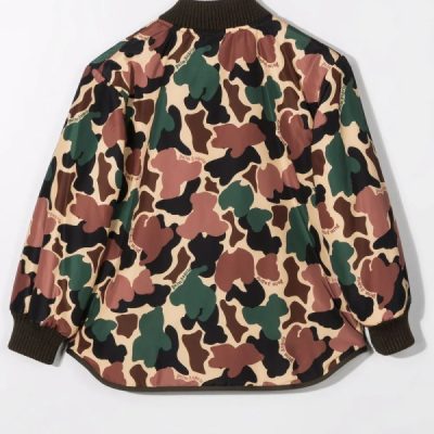 Kids Camouflage-print Padded Jacket