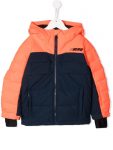 Kids Colorblock Hooded Ski Jacket