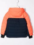 Kids Colorblock Hooded Ski Jacket