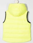 Kids Logo Print Padded Yellow Vest