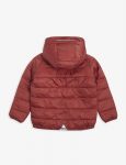 Kids Quilted Shell Puffer Burgundy Jacket
