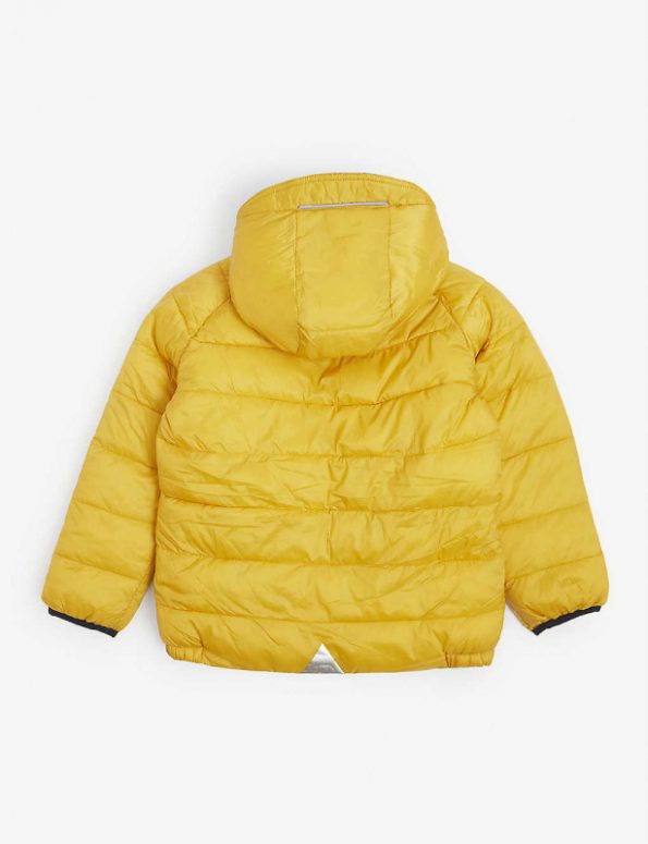 Kids Yellow Quilted Shell Jacket