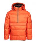 Orange-Poly-Puffer-Hooded-Jacket