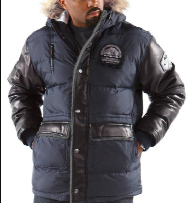 Pelle Pelle Puffer with Fur Hoodie Jacket