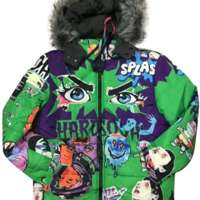 Psycho Green Puffer Jacket