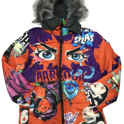 Psycho Orange Puffer Jacket