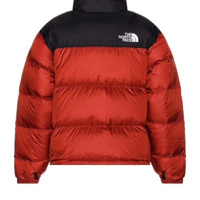 Retro Nuptse Puffer Maroon Jacket