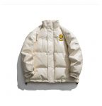 Smiley-Puffer-Beige-Jacket