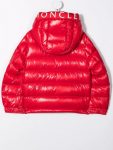 USA Red Logo-patch Puffer Jacket