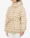 Oversized Parka II Houndstooth Shell-Down Jacket