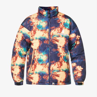 Tie Dye graphic-print woven jacket
