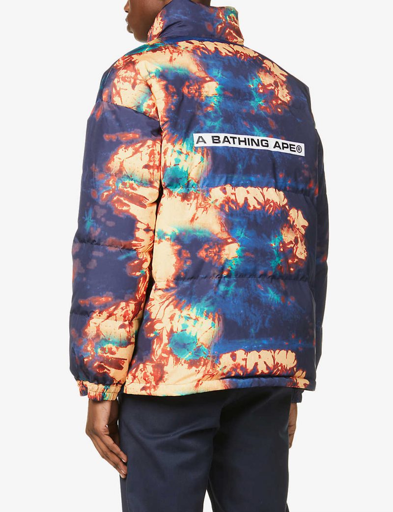 Tie Dye graphic-print woven jacket