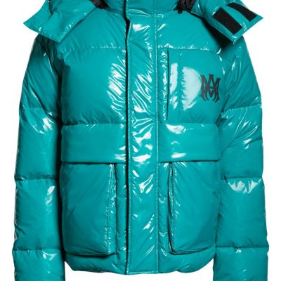 M.A. Logo Down Puffer Jacket AMIRI
