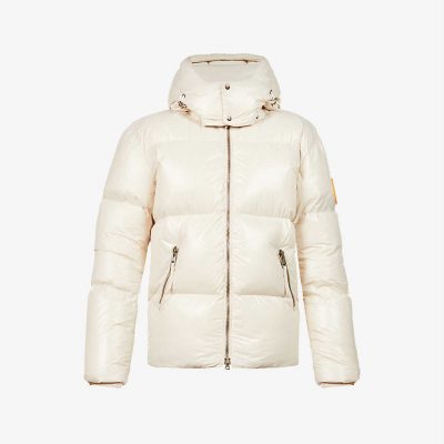 Core padded shell-down hooded puffer jacket
