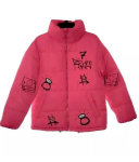 ariana-grande-7-rings-pink-puffer-jacket