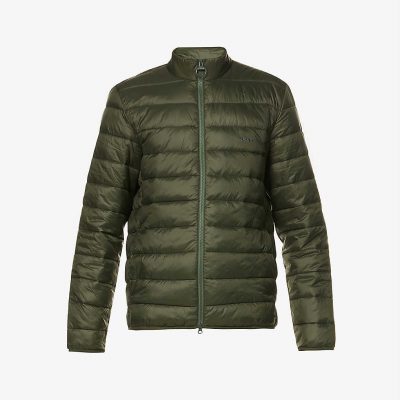 Penton logo-print shell jacket