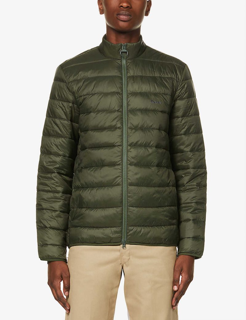 Penton logo-print shell jacket
