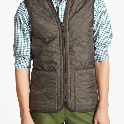 Polarquilt' Relaxed Fit Zip-In Liner Vest BARBOUR