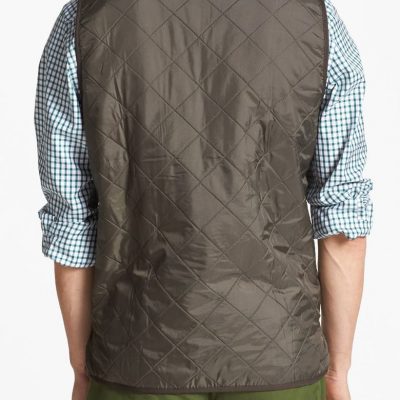 Polarquilt' Relaxed Fit Zip-In Liner Vest BARBOUR
