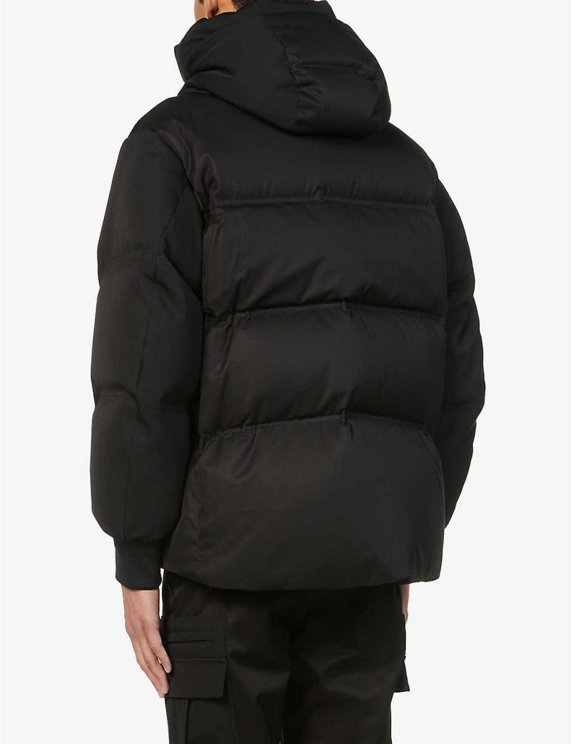 Portsmouth padded cotton and wool-blend hooded jacket