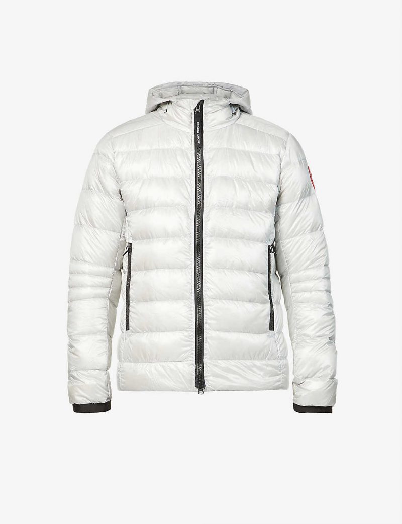 Crofton padded recycled-polyamide-down hooded puffer jacket