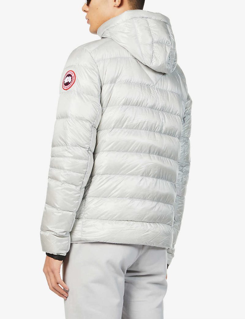 Crofton padded recycled-polyamide-down hooded puffer jacket