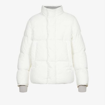 Everett quilted recycled-nylon and down jacket