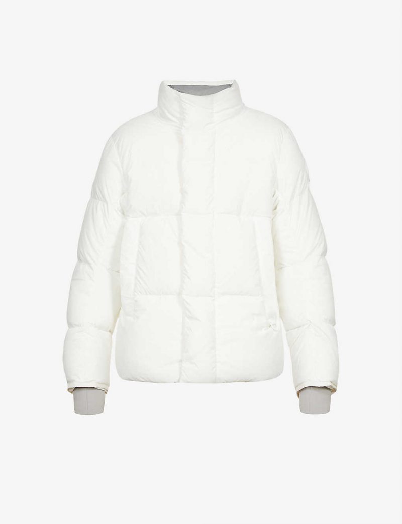 Everett quilted recycled-nylon and down jacket