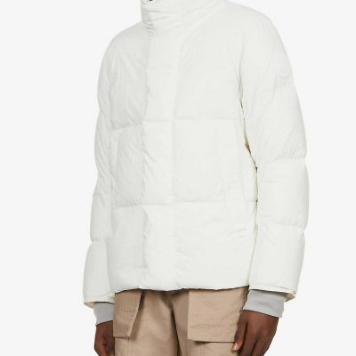 Everett quilted recycled-nylon and down jacket