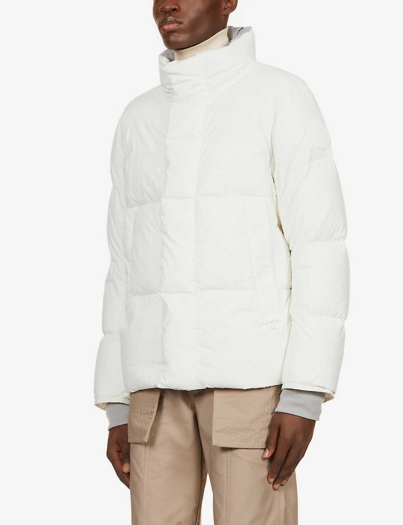 Everett quilted recycled-nylon and down jacket
