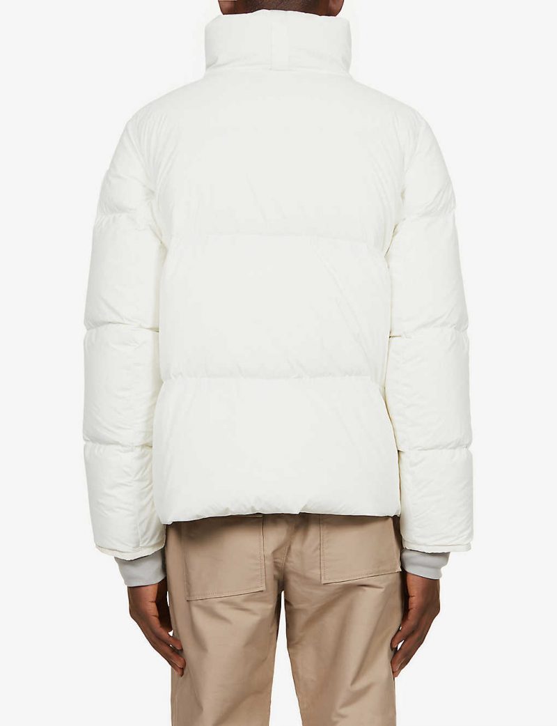 Everett quilted recycled-nylon and down jacket